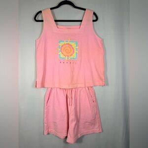 Fresh Produce Coral Pink Tee with Logo